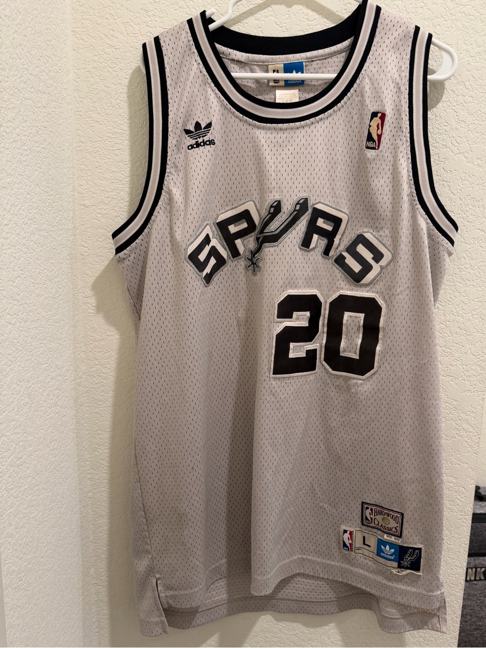 adidas San Antonio Spurs #20 Large